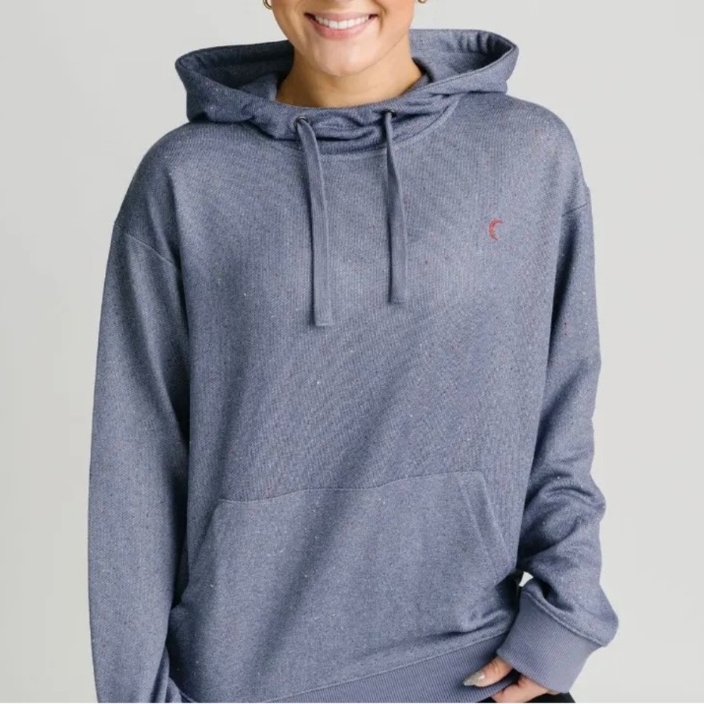 Zyia Fjord Blue Terry Hoodie size small